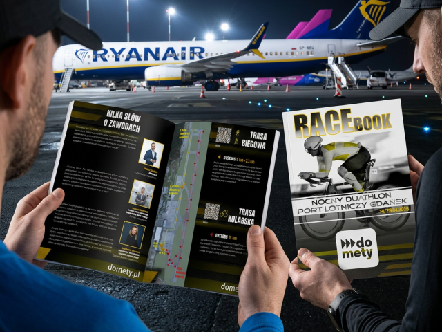 RACEBOOK NOCNEGO DUATHLONU W PORCIE LOTNICZYM W GDAŃSKU 2026 JUŻ DOSTĘPNY!